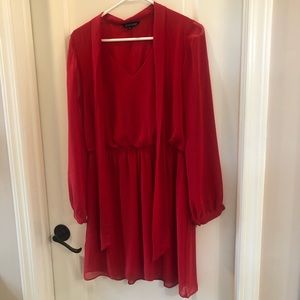 Express size medium red dress